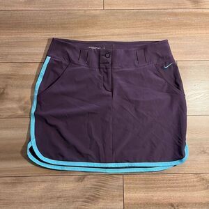 Nike Golf Purple Athletic Workout Skirt Women 8 Bin M-8‎